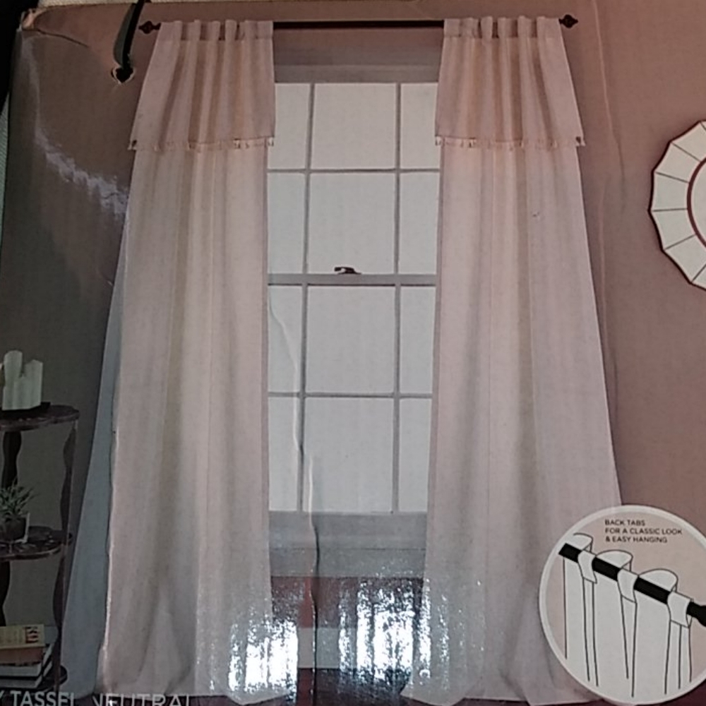 Lush decor ivy tassel 2 panels